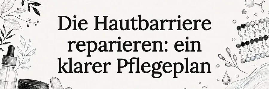 Die Hautbarriere reparieren: ein klarer Pflegeplan