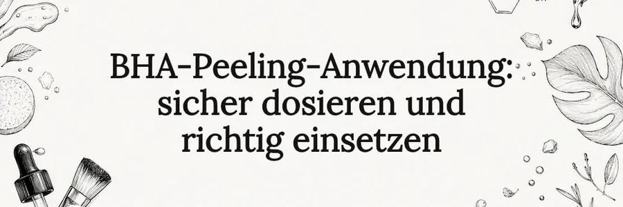 BHA-Peeling-Anwendung: sicher dosieren und richtig einsetzen