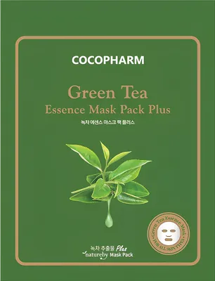 NATUREBY Plus Green Tea Essence Mask Pack 23g X10pcs