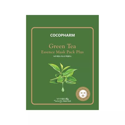 NATUREBY Plus Green Tea Essence Mask Pack 23g X10pcs