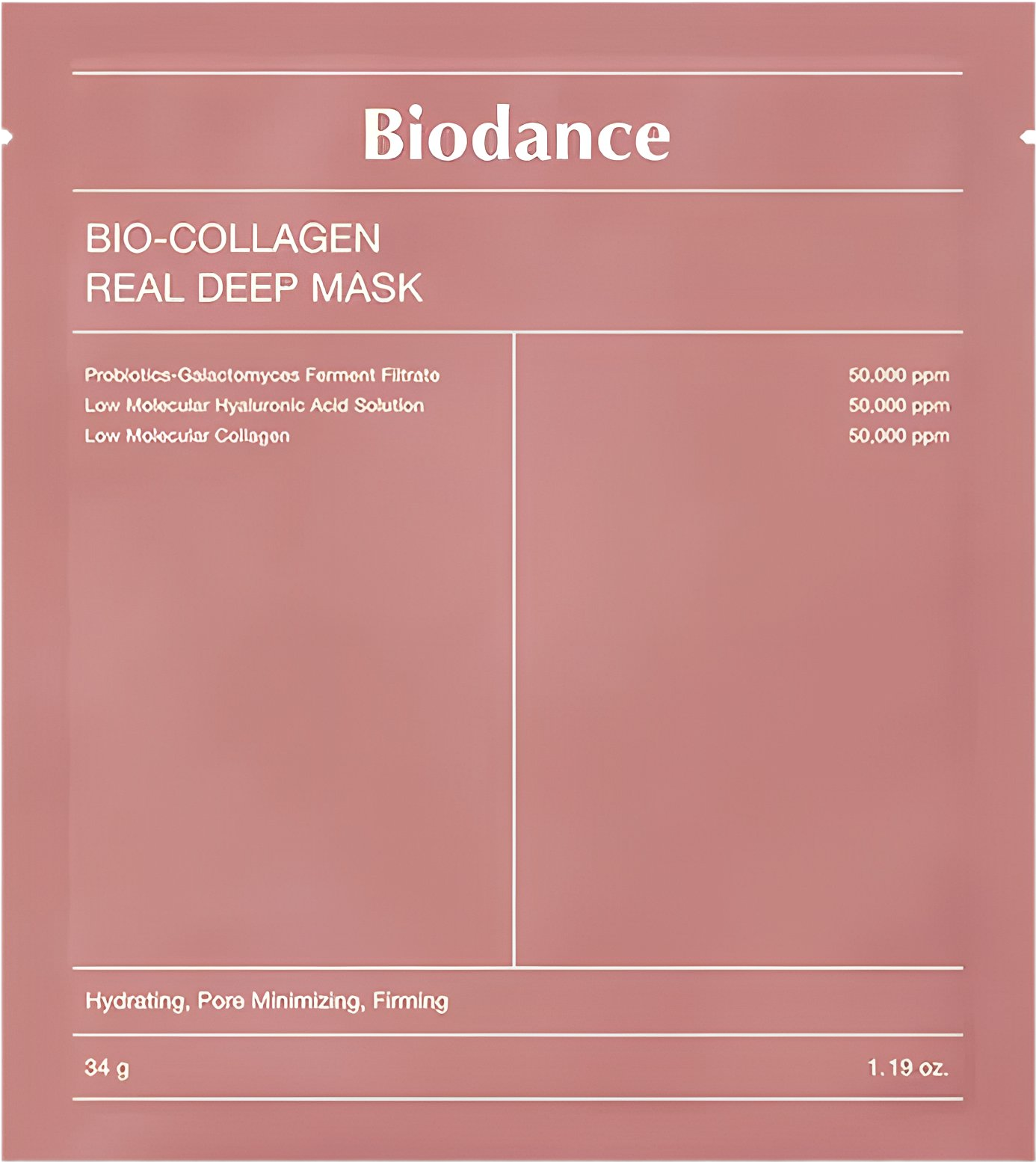 Biodance Bio-Collagen Real Deep Mask Facial Sheet Mask 34g