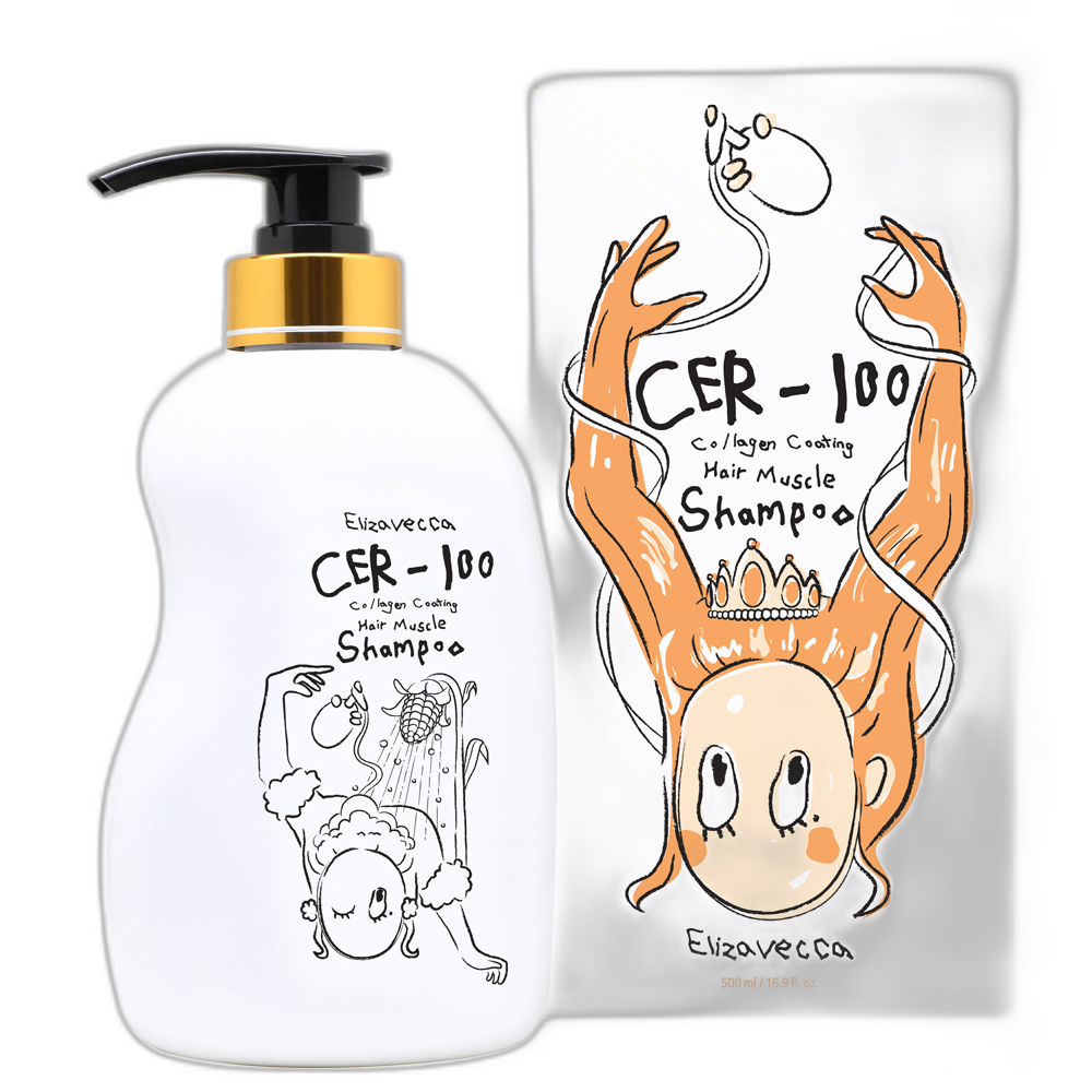 ELIZAVECCA Elizavecca  Cer-100 Collagen Coating Hair Muscle Shampoo