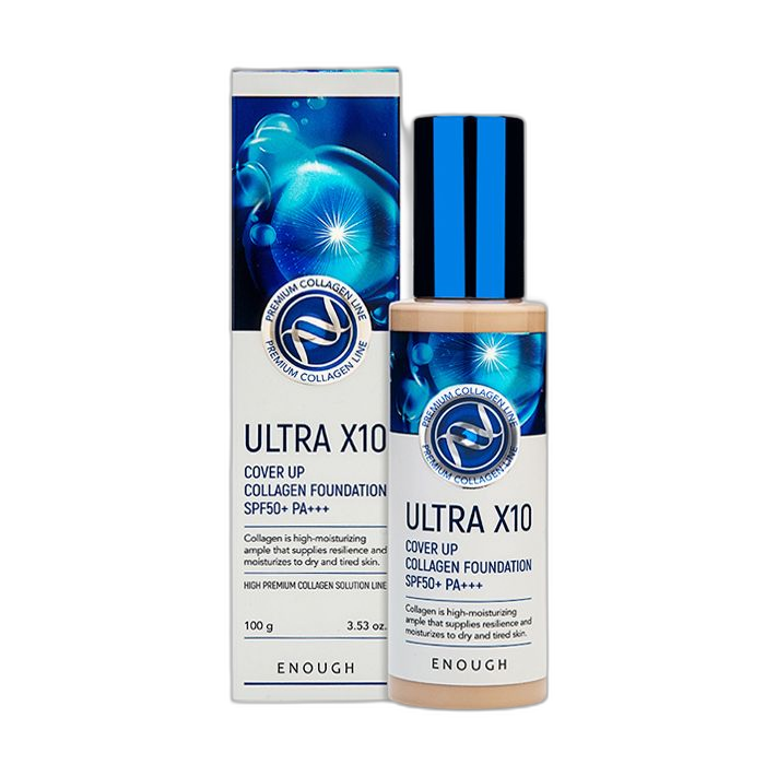 ENOUGH Enough Ultra X10 Cover Up Collagen Foundation #13