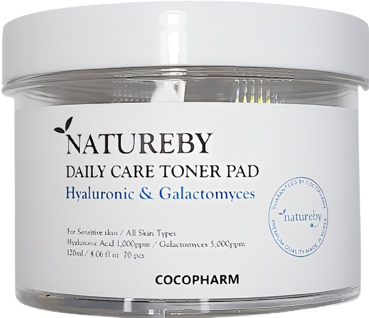 NATUREBY Daily Care Toner Pad Hyaluronic&Galactomyces