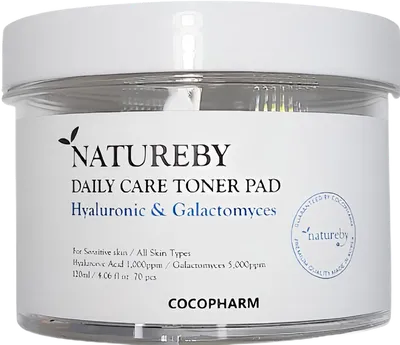 NATUREBY Daily Care Toner Pad Hyaluronic&Galactomyces