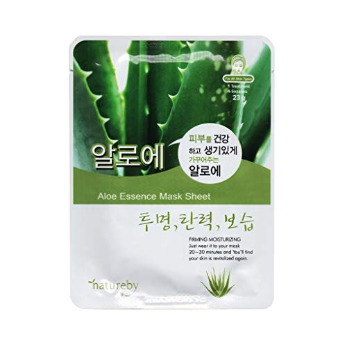NATUREBY Plus Aloe Vera Essence Mask Pack 23g X10pcs