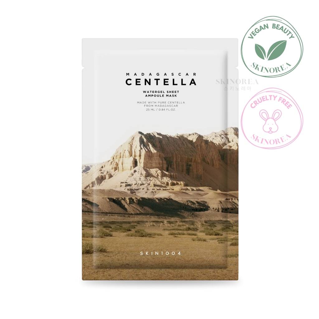 Skin1004 Madagascar Centella Soothing Watergel Sheet Ampoule Mask Soothing And Hydrating