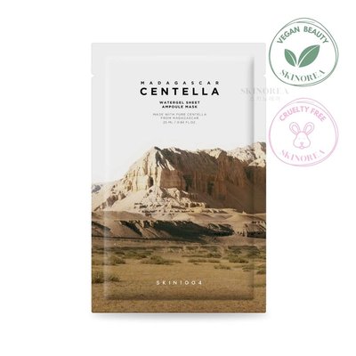 Skin1004 Madagascar Centella Soothing Watergel Sheet Ampoule Mask Soothing And Hydrating