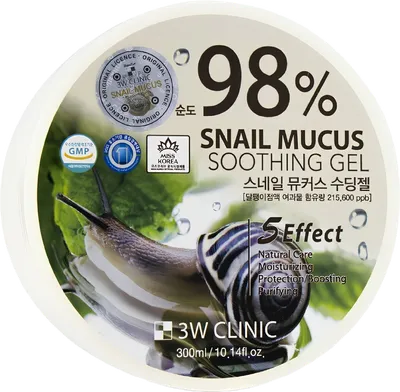 3W CLINIC Snail Mucus Soothing Gel