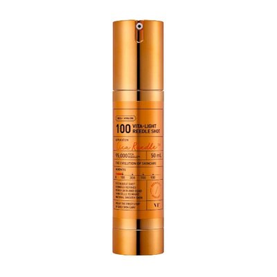 Vt Cosmetics Vita-Light Reedle Shot 100 Serum With Vitamin C Capsules