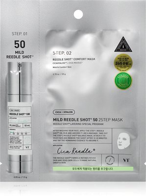 Vt Cosmetics Mild Reedle Shot 50 2-Step Mask - 1pc